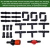 MYPURECORE 26-Pc Ultimate Garden Irrigation Kit: 13mm (1/2) Pipe Connectors,