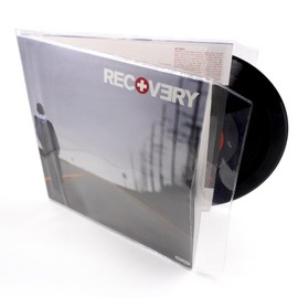 sdroceRyaM 12 Inch Gatefold Outer LP Sleeves PVC Material Vinyl Record Sleeves Plastic Sleeve Protector (5 Pack)