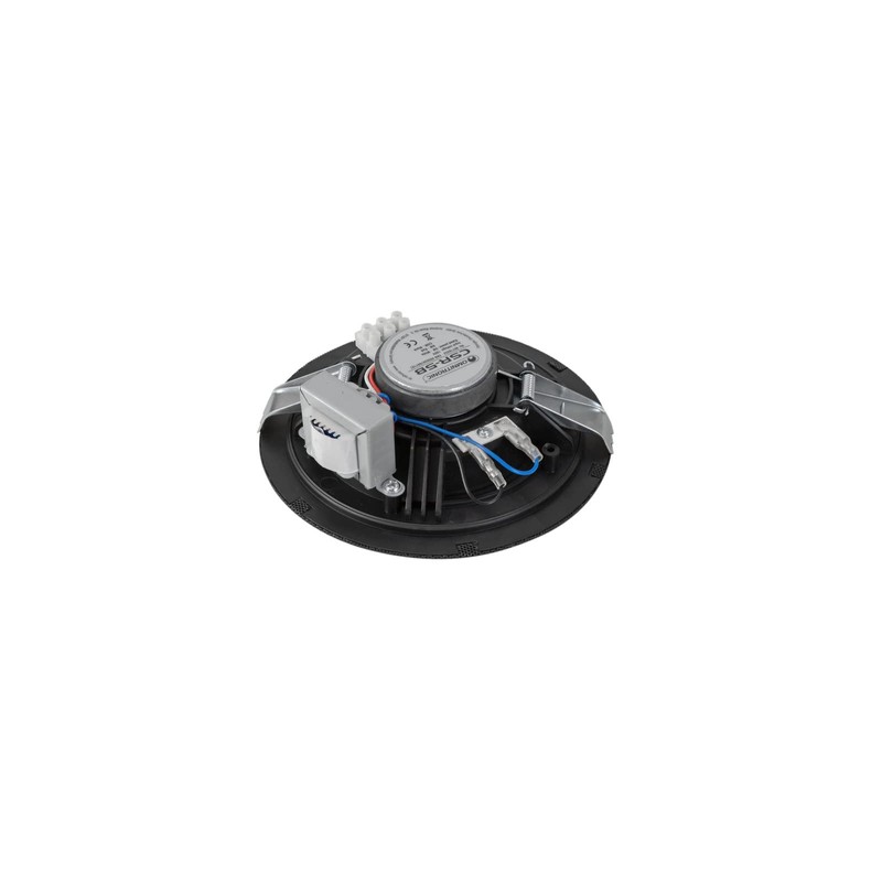 OMNITRONIC CSR-5B Ceiling Speaker, Black, 5 Inch Broadband Built-in Speaker,