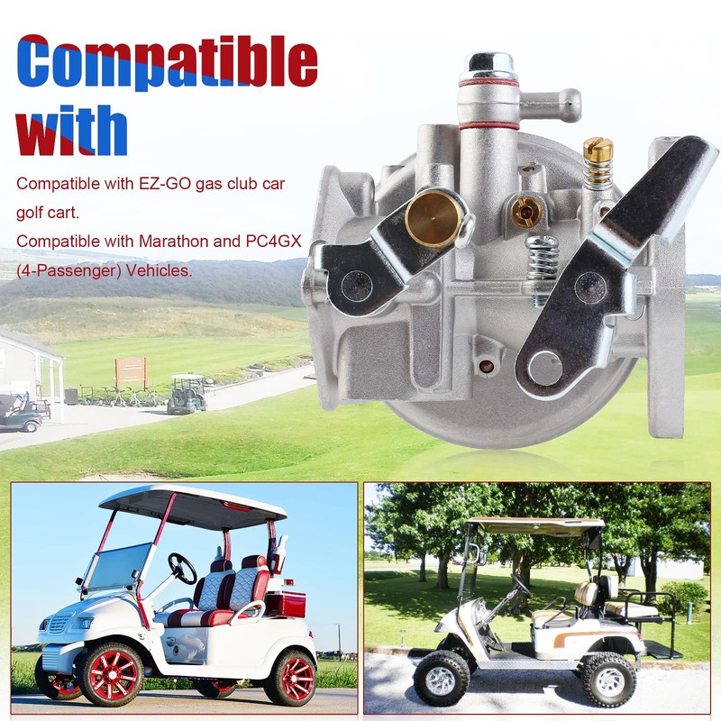 Yingshop Carburetor fits EZGO Golf Cart Gas Car 2-Cycle Stroke