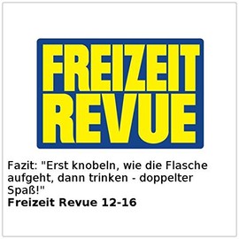 Playtastic Bottle puzzle: bottle puzzle Verona made of sturdy real wood (bottle puzzle wood, bottle stopper puzzle, wrapping paper)