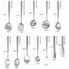 304 Stainlss Steel Kitchen Utensils Set, 12 Pcs Long Metal