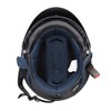 GLX M14 Open Face Motorcycle Helmet - Black, Medium -
