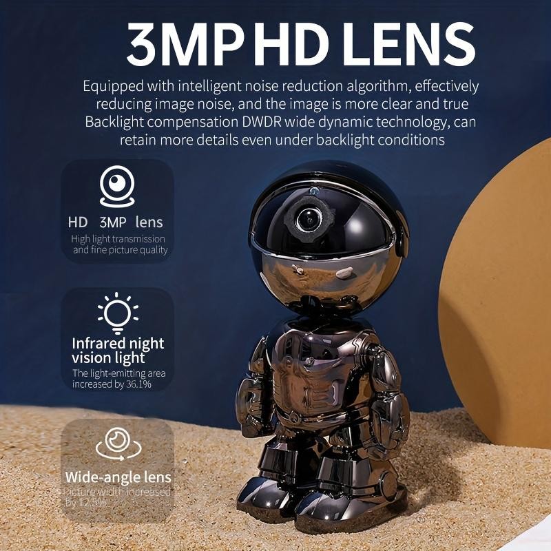 NoahTec Pet Home Security Camera 3 Megapixel with Motion Detection