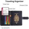 RedDeer Canada Passport Holder Wallet Premium PU Leather Travel Passport