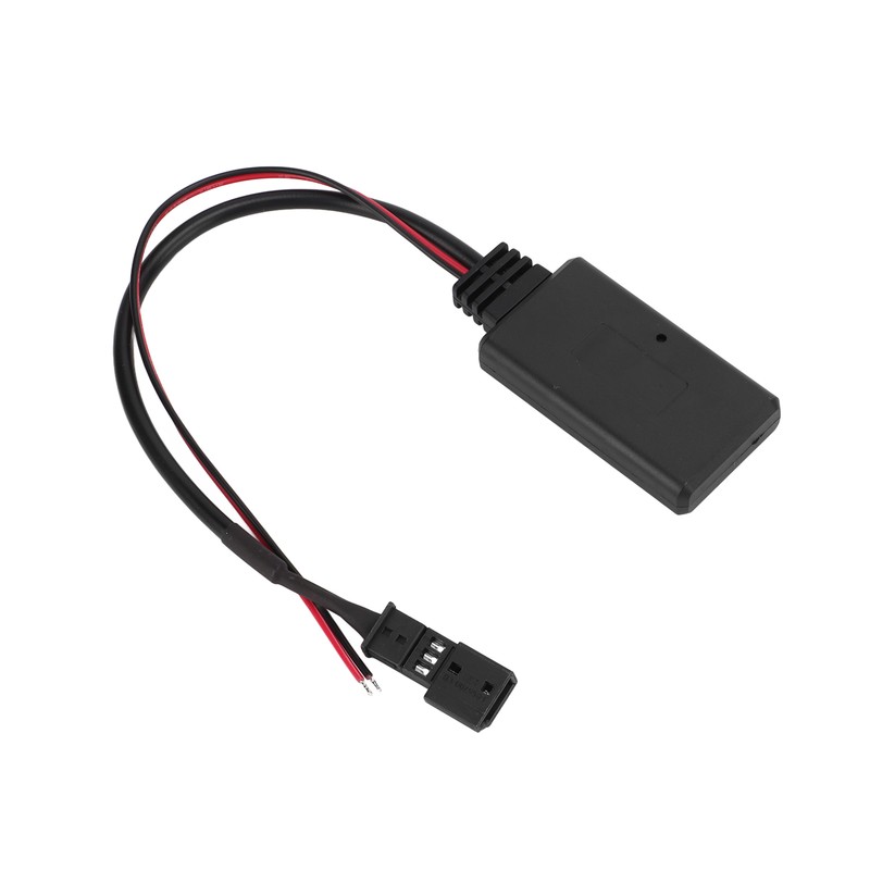 Car Bluetooth5.0 AUX Module 3Pin ABS Black Wearproof Replacement for