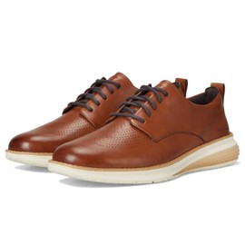 Cole Haan Men's Originalgrand Energyweave Plain Toe Ox Oxford, British Tan/Ivory/Dark Chocolate, 11