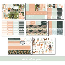 Life Planner Sticker Kit, Spring Garden, over 150 stickers on premium matte