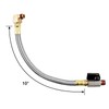 QWORK Extended Tank Drain Valve Assembly Kit for Air Compressor,