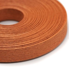 めぐみ手芸エコクラフトテープ クラフトバンド テラコッタ 50m巻 幅15mm 12芯 52-034