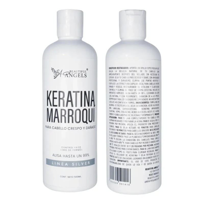 Keratina Marroquí Silver 500ml Lacio Perfecto E Hidratado