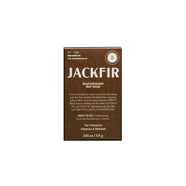 Jackfir The Bushwhacker Bar Soap, Organic Soap for Men, Hydrating Coconut and Olive Oil Helps Moisturize the Skin, Exfoliating Wheat Bran, EWG Verified, For All Skin Types, 3.65 g