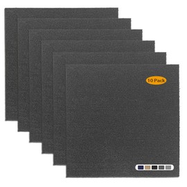 AKIVIDA Carpet Tiles Peel and Stick 24”x 24” Non-Slip Self Adhesive Squares Carpet Floor Tile 10 Pcs DIY Reusable Waterproof Carpet for Gym Garage Tiles