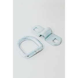 Rope Ring, Steel, 3/8" Dia, 6000 lb. Cap. (4 Pieces)