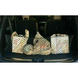 EACCESSORIES EA Trunk Organizer Cargo Net for Genesis GV80 2021-2023 – Envelope Style Cargo Net for SUV Truck - Premium Mesh Car Trunk Organizer Vehicle Carrier Storage– Compatible with Genesis GV80