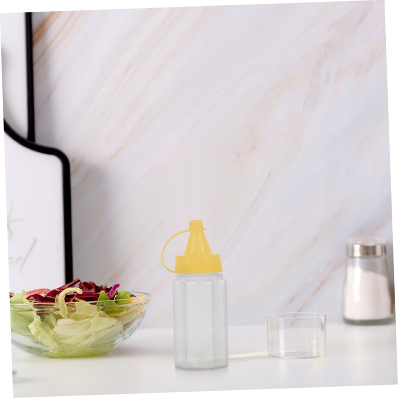 ABOOFAN 8pcs Mini Squeeze Bottles Reusable Leak Condiment Containers for