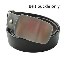 ALVYNG Plate Buckle Solid Alloy Vintage Style Belt Buckle 1 1/2" 38mm For Leather Belt With Gift Box (Rectangle 06)