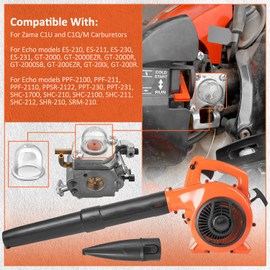 LEFITPA 4 Pack Replacement Primer Bulb Pump for Zama C1U C1Q/M for Echo ES-210 GT-2000 GT-200i GT-200R GT-201 HC-2000 HCR-1500 PB-200 PB-230LN PE-2000 PE-201 PPT-230 SHC-1700 SHR-210 SRM-210 Models