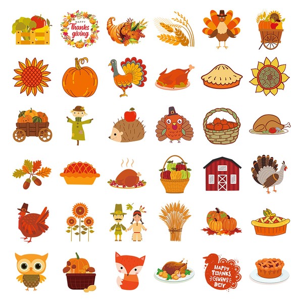 88 Styles Thanksgiving Temporary Tattoos for Kids, 20 Sheets Thanksgiving Party Favors, Thanksgiving Decorations Crafts for Kids Thanksgiving Pumpkin Tattoo Stickers, Fall Tattoos for Kids,Boy,Girls