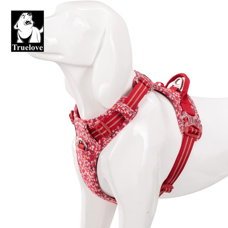 Truelove Adjustable No-Pull Front Clip Dog Harness Reflective Comfortable Control