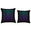Kubera Gift Kubera Hindu God Mythology Hinduism Retro Throw Pillow,