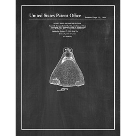 Puppet Doll Patent Print Chalkboard with Border (24" x 30") M11864