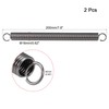 TOP-VIGOR 2Pcs Extension Compressed Spring,2mm Wire Dia, 16mm OD, 200mm