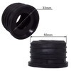 SKIR'CO (2 pcs) Black 50 x 32 mm Rubber Sleeve
