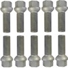 Wheel Bolts Silver Ball Collar R14 M14 x 1.5 35