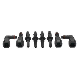 Fuel Line Hose Quick Release Petrol Hose Coupling Connector Fuel Line Quick Coupling Connection Counterpart for 7.89 mm to 5/16 8 mm Fuel Hose