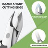 Half Jaw Salon Grade Cuticle Cutters – BALUCA Ergonomic Arch
