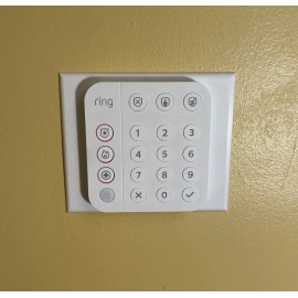 Ring Alarm Keypad Wall Mounting Plate (Large) - 3D Printed (Keypad Not Included)