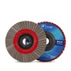 Z-LION 4 Inch Diamond Flap Disc 120 Grit Sanding Wheel