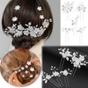 Silver Wedding Hair Clips Bride Wedding Hair Pins, 20 Pearl-Inspired