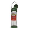 Walter Harrison's Wild Bird Flip Top Green Hanging Peanut Feeder,Black