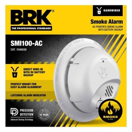 First Alert SMI100-AC Hardwire Interconnect Smoke Alarm w/ Battery Backup 5-Pack