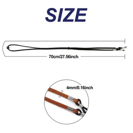 Qufiiry Glasses Strap, 3 Pcs Glasses Chain,Glasses Chain For Women, Sunglasses Strap, Sunglasses Chain, Glasses String, Adjustable Glasses Chains For Women Men Kids(70cm/27.56inch)