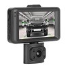 3 Channel Dash Cam 3 Lens Front Inside Rear 1080P