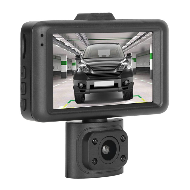 3 Channel Dash Cam 3 Lens Front Inside Rear 1080P