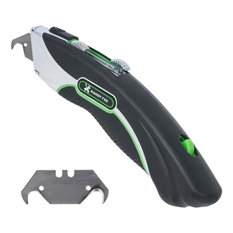 Handy Tek Dual Blade Utility Knife, 1 Retractable Box Cutter