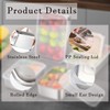 Food Containers with Lids Stainless Steel Snack Containers Leak Proof
