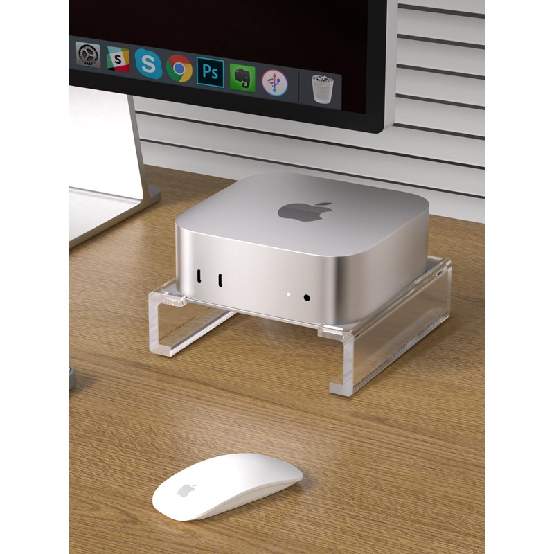 TuparGo 2024 Mac mini Computer Stand,Desk Mount for Mac mini