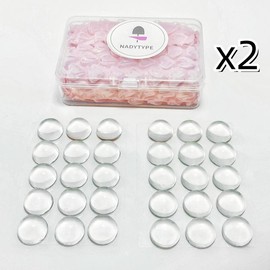 NadyType Ultra-Clear Typing Stickers for Long Nails - Nano-Glue Adhesive Keyboard Stickers, Fully Transparent, Compatible with Desktop & Laptop Keyboards, Perfect for Typing & Gaming laptop keyboard - Bundle: 60 counts++6 gift