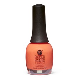 FingerPaints Flash Lightening Nail Color, Orange Nail Polish, .5 Oz
