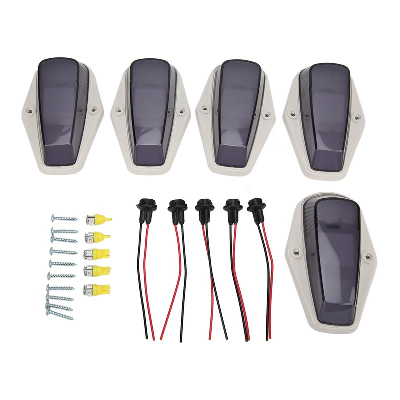 5 Set LED Cab Roof Top Lights Cab Dome Light