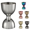Premium Cocktail Jigger 2oz/1oz, Stainless Steel Bell Jigger for Bartending,Cocktail