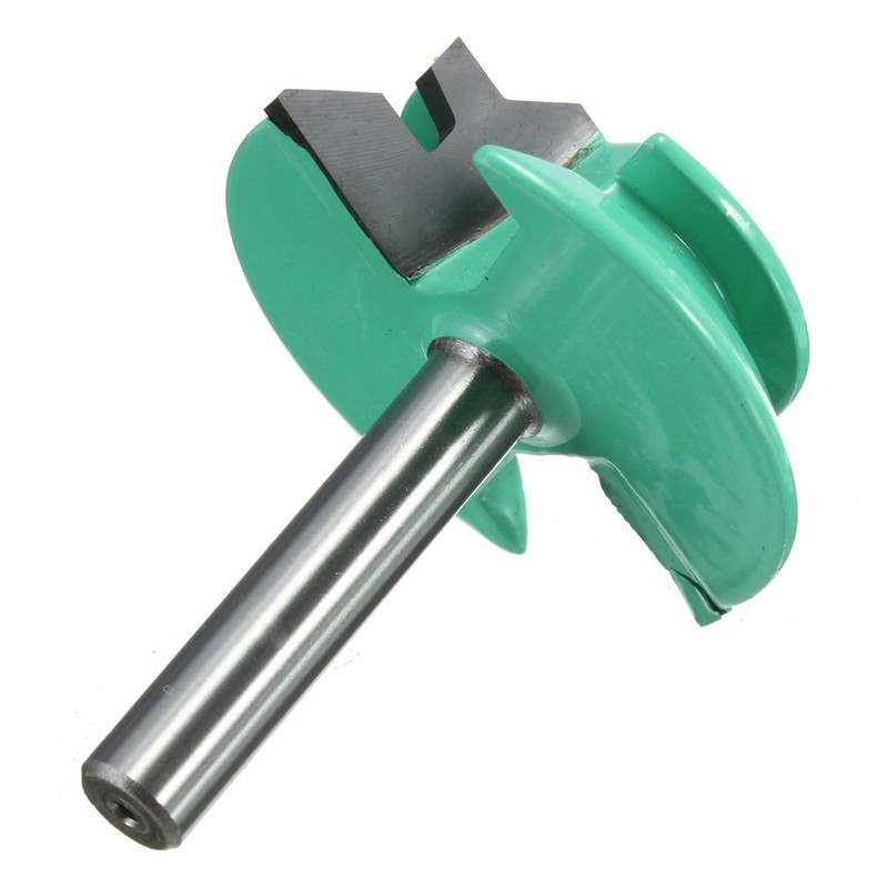 Yakamoz 45 Degree Lock Miter Router Bit, 1/4" Shank Green