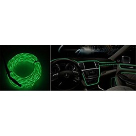 Green 1 Metre Interior Ambient Lighting 12 V Inverter/Adapter Light Strips Strip Lighting hallenwerk