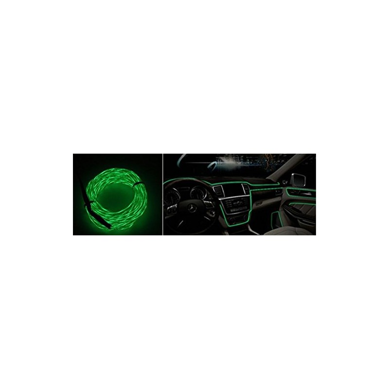 Green 1 Metre Interior Ambient Lighting 12 V Inverter/Adapter Light