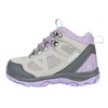 Northside Kid's Benton Mid Waterproof Hiking Boot, Gray/Lilac, 11 M